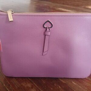 Kate Spade Adel stoplight medium zip top crossbody Lilac EUC